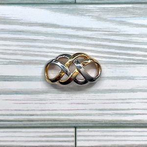 Lia Sophia slider charm silver/gold tone